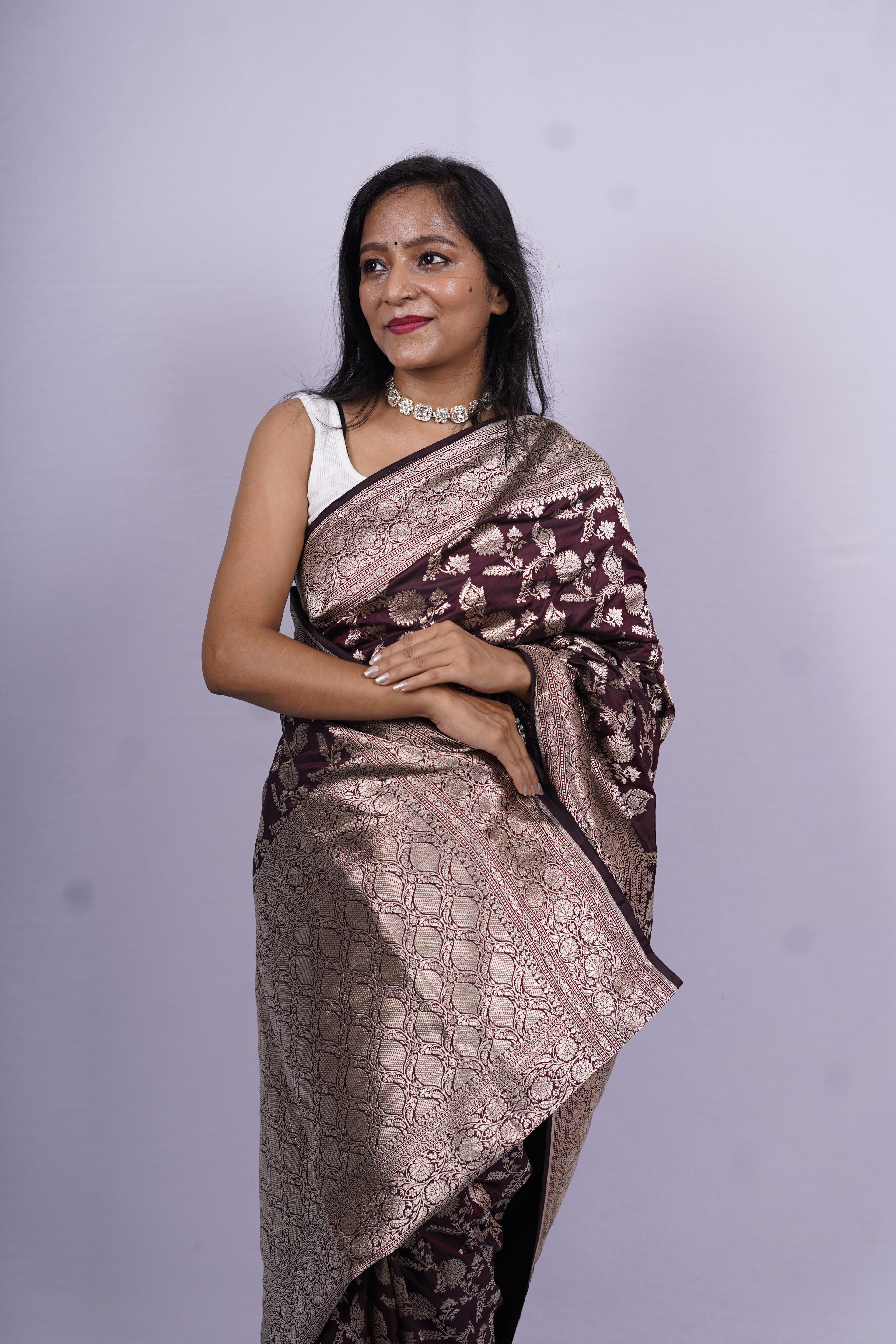 Pure Banarasi Handloom Katan Patola Saree