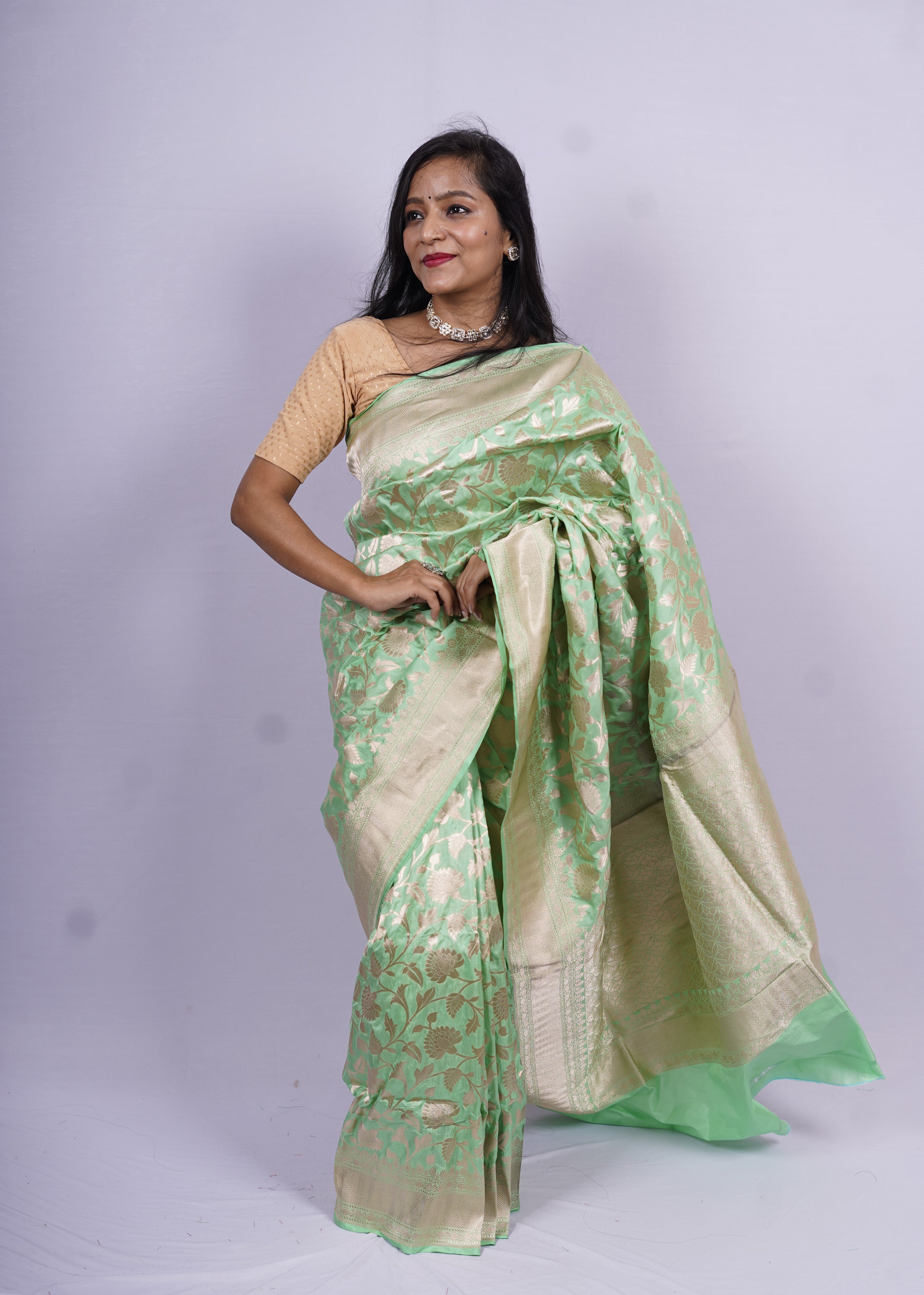 Pure Banarasi Handloom Katan Patola Saree