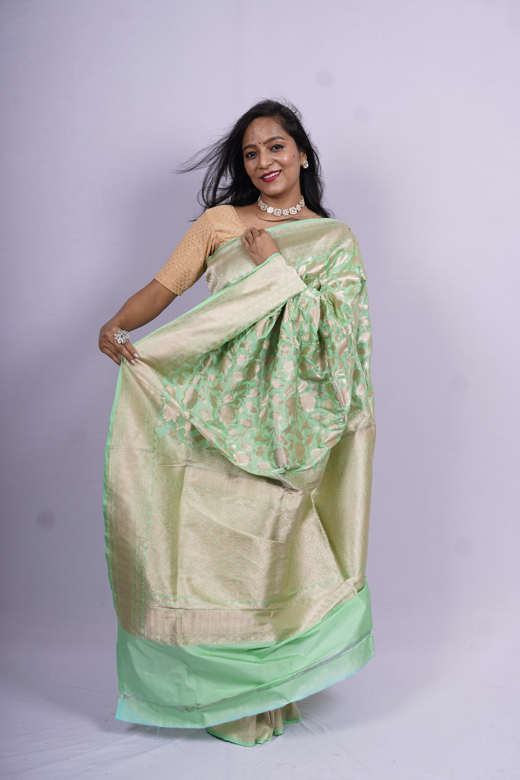 Pure Banarasi Handloom Katan Patola Saree