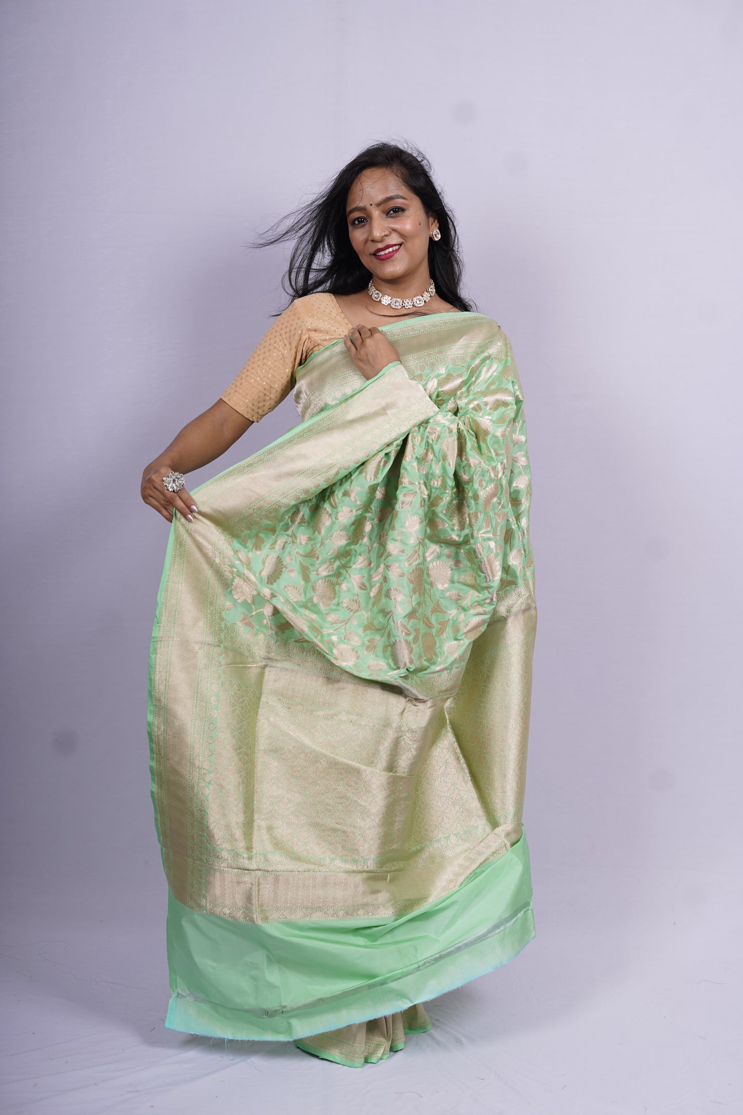 Pure Banarasi Handloom Katan Patola Saree