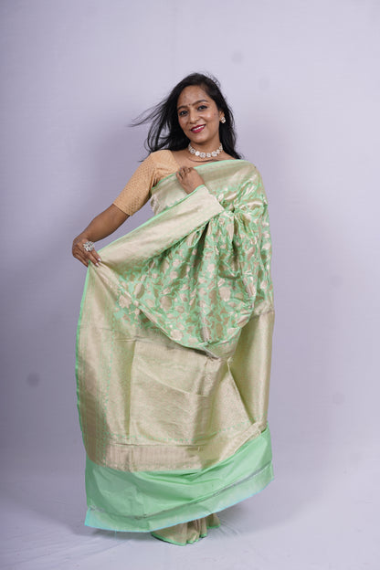 Pure Banarasi Handloom Katan Patola Saree