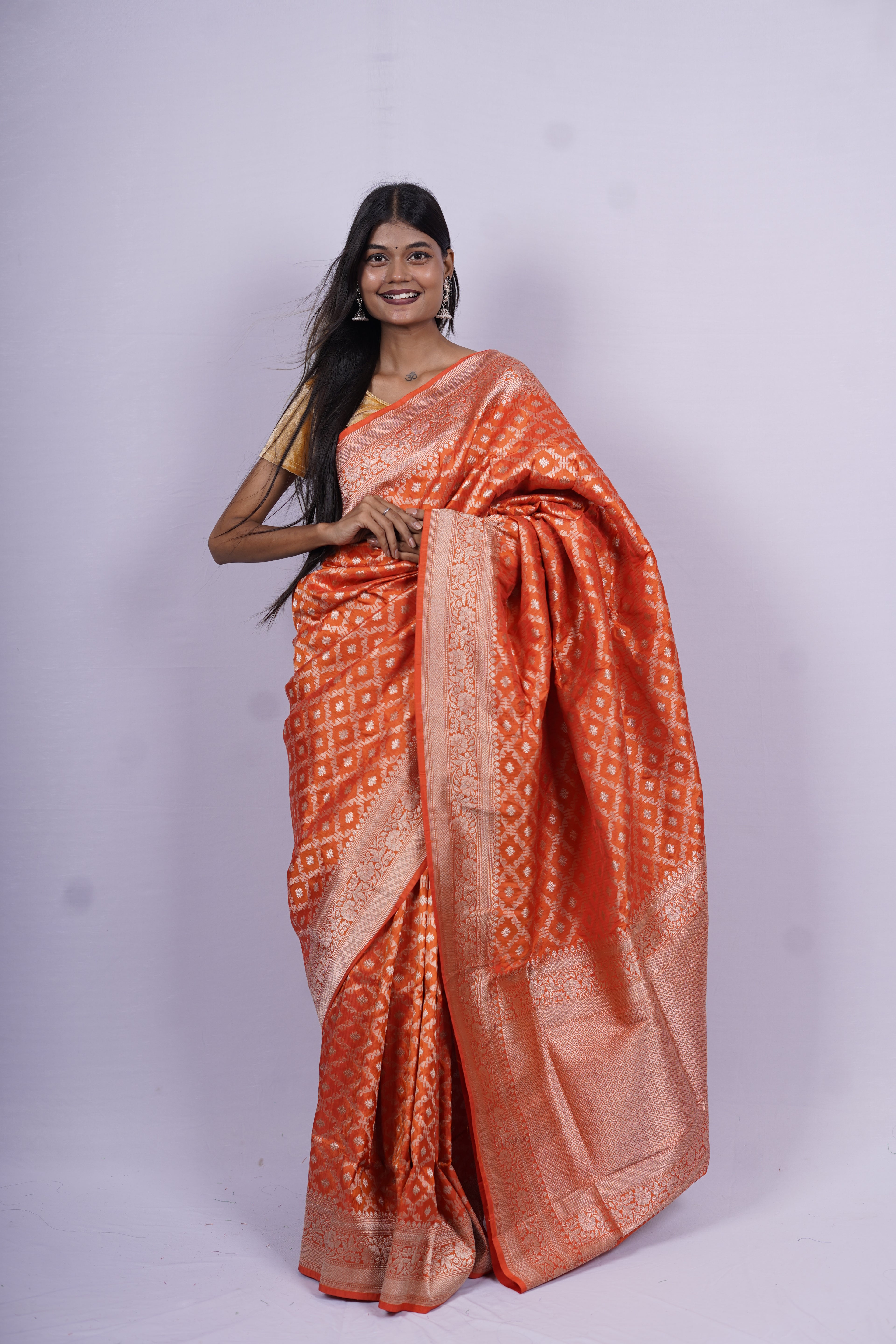 Pure Banarasi Handloom Katan Patola Saree
