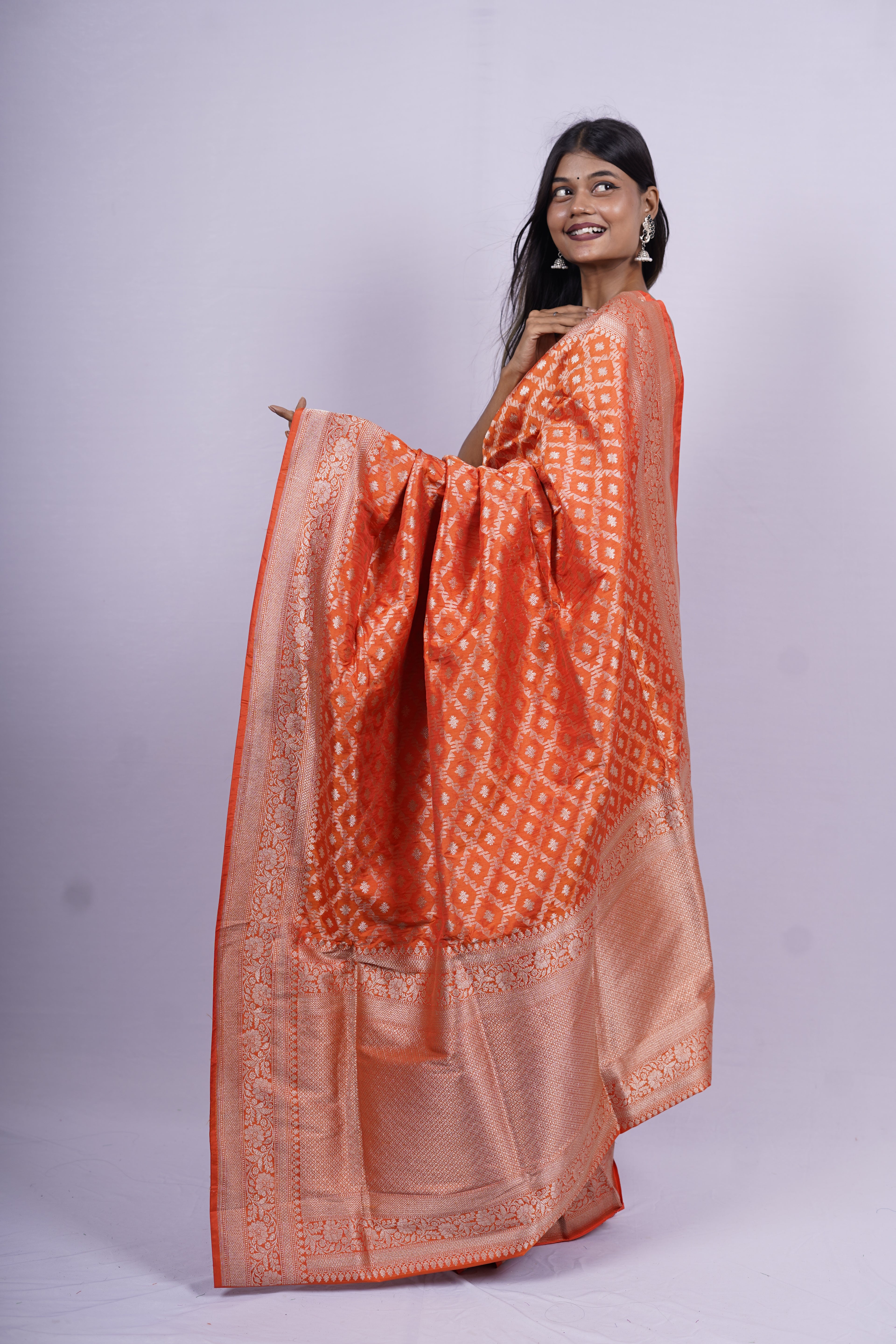 Pure Banarasi Handloom Katan Patola Saree