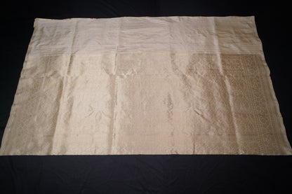 Pure Banarasi Handloom Katan Meenakari Jangla Saree