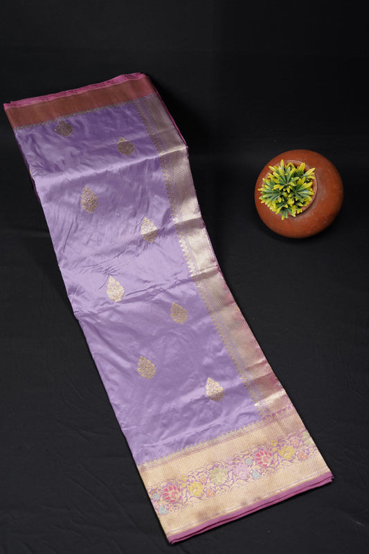 Pure Banarasi Handloom Designer Boota Saree