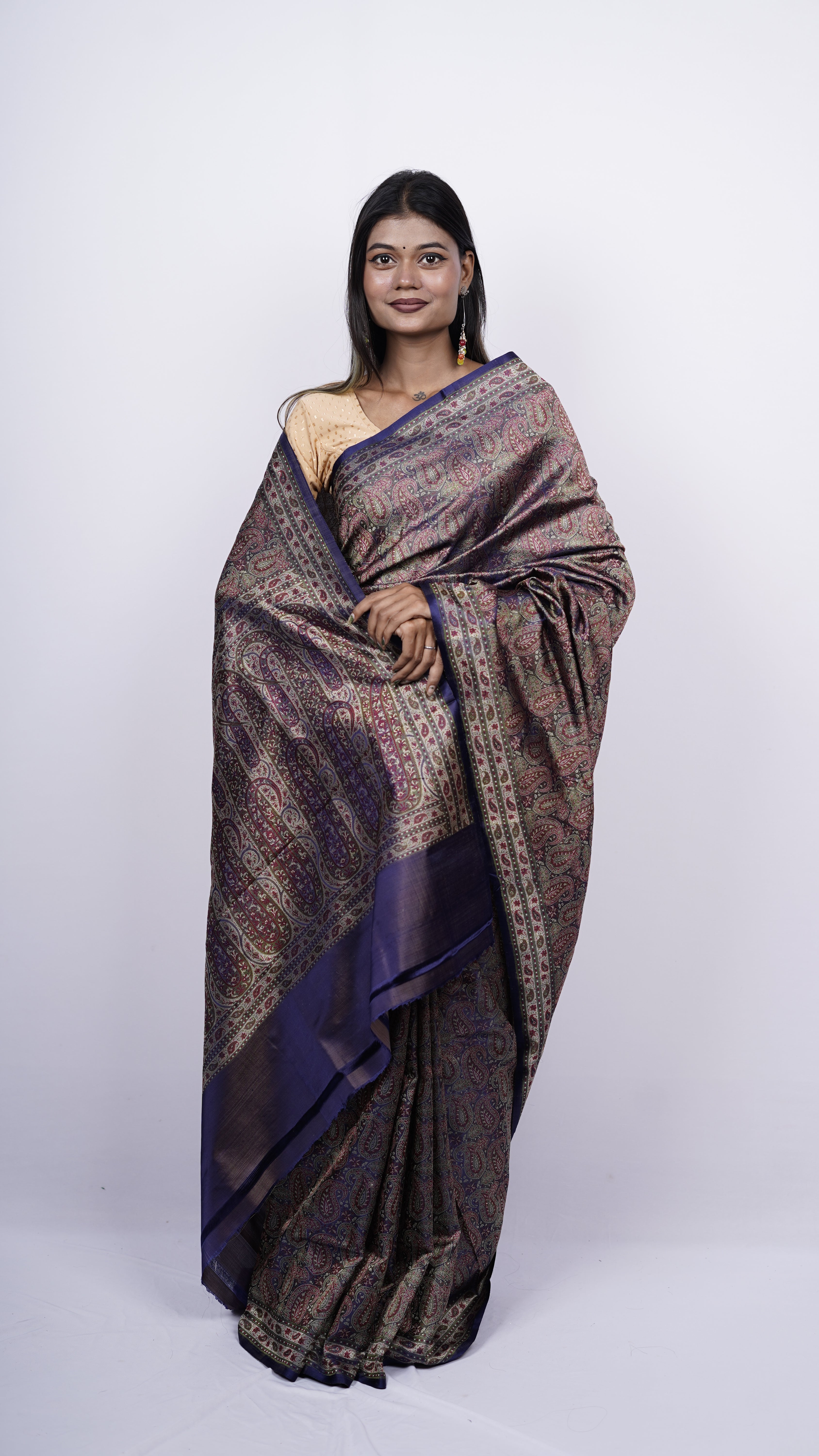 Pure Banarasi Handloom Katan Jamawar Saree