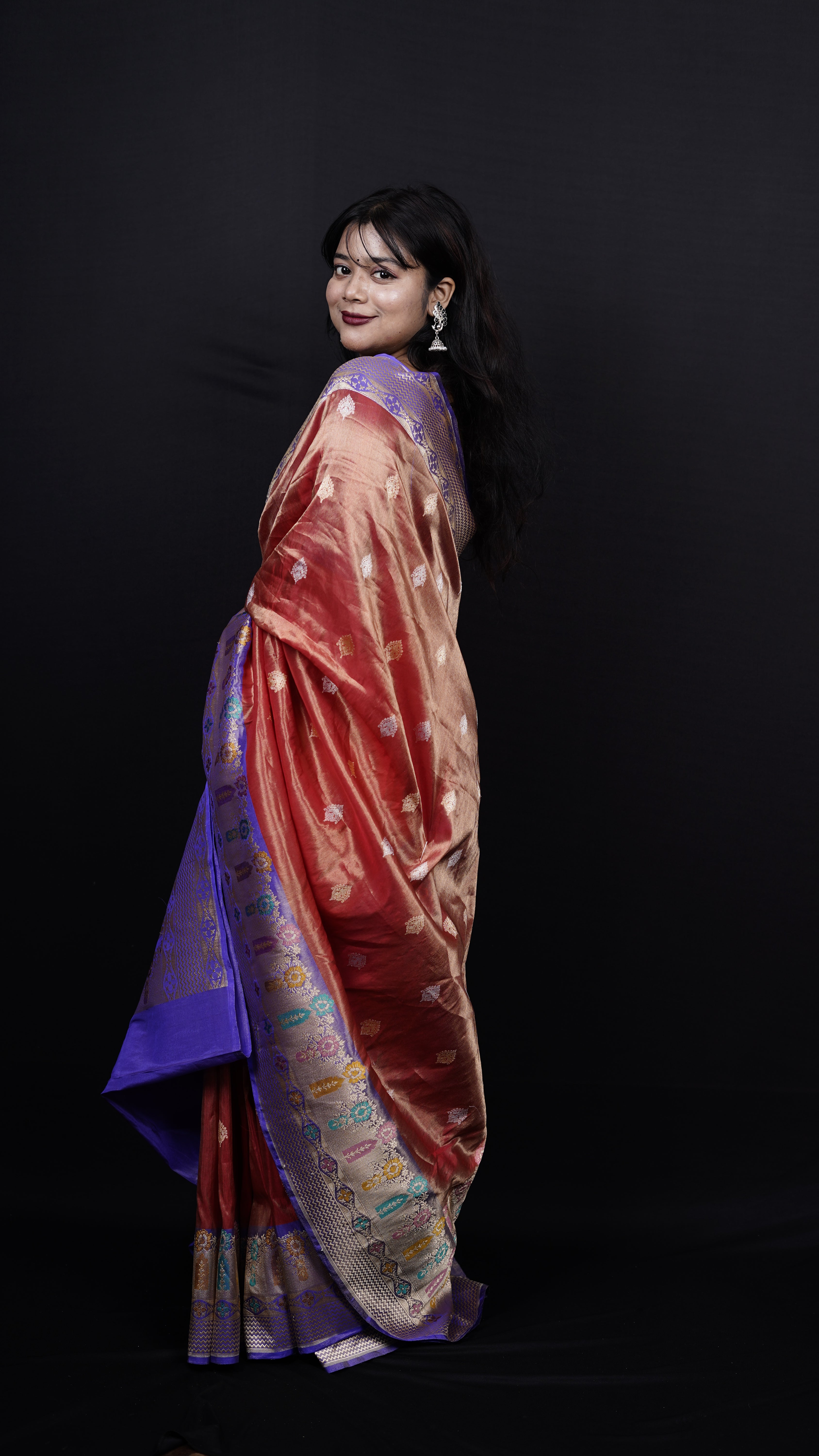 Pure Banarasi Handloom Tissue Katan Saree