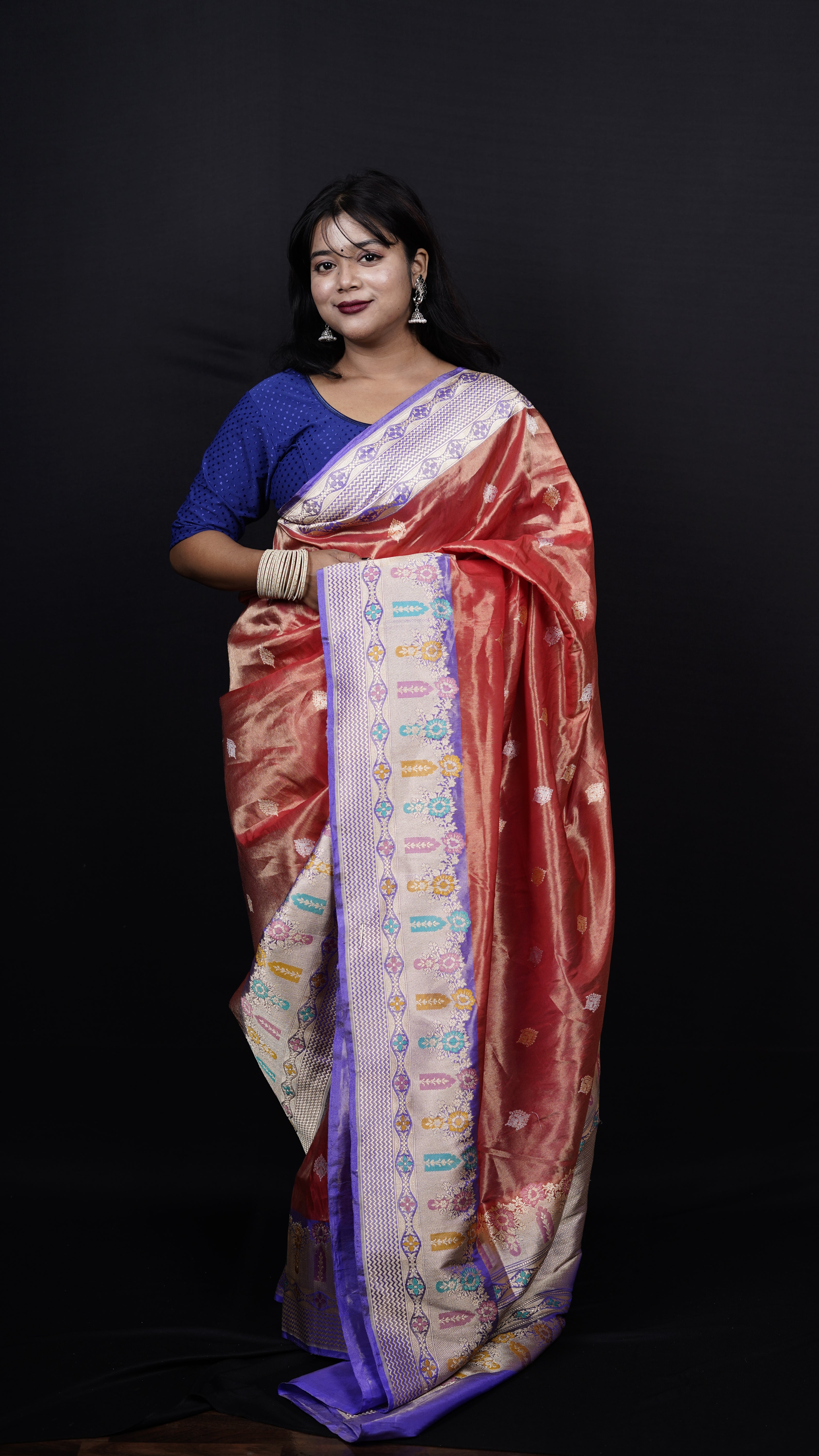 Pure Banarasi Handloom Tissue Katan Saree