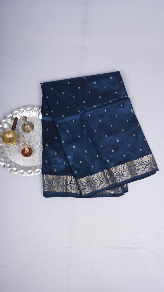 Pure Banarasi Handloom Katan Buti Saree
