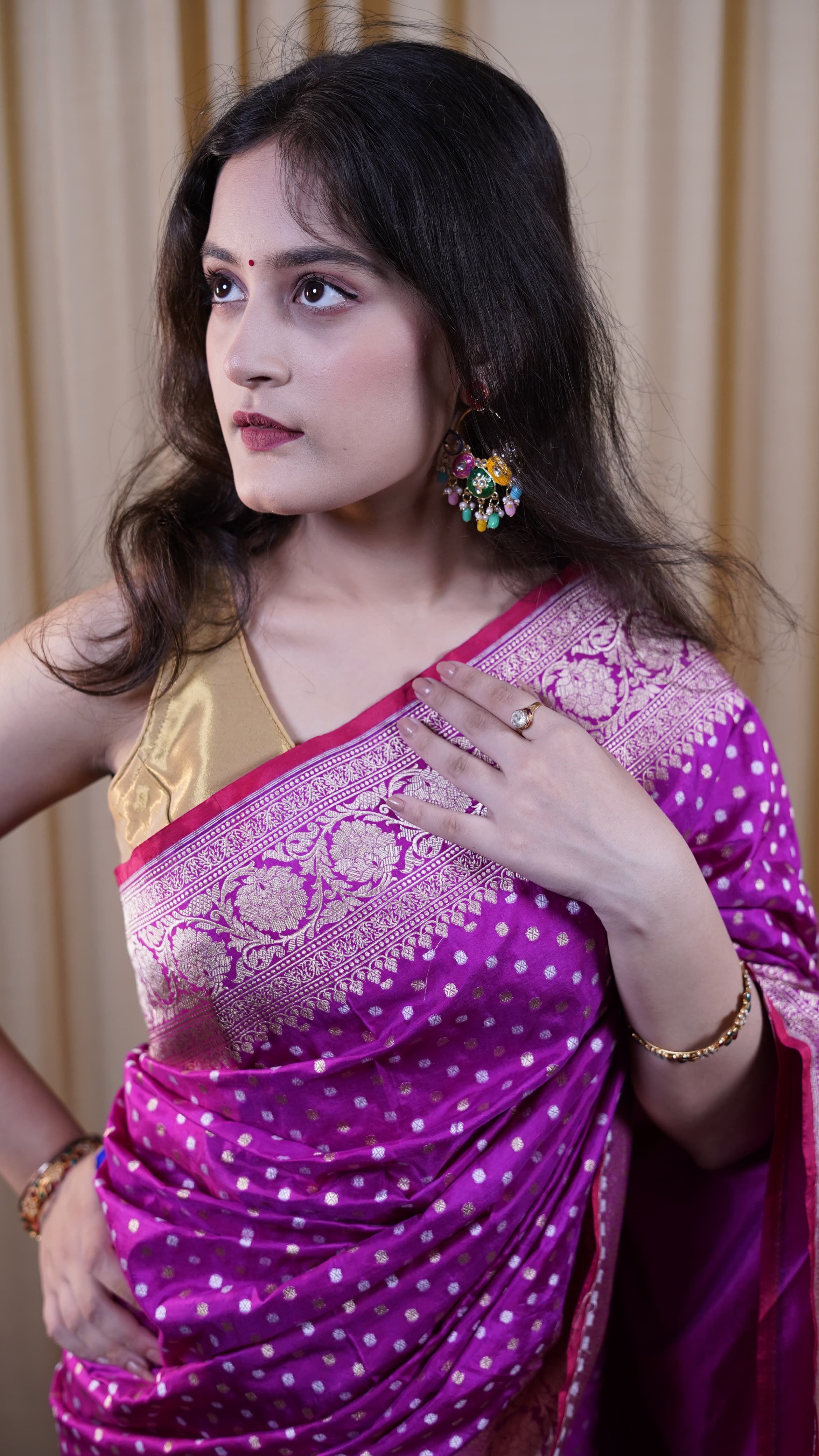 Pure Banarasi Handloom Katan Rupa Sona Patola Saree