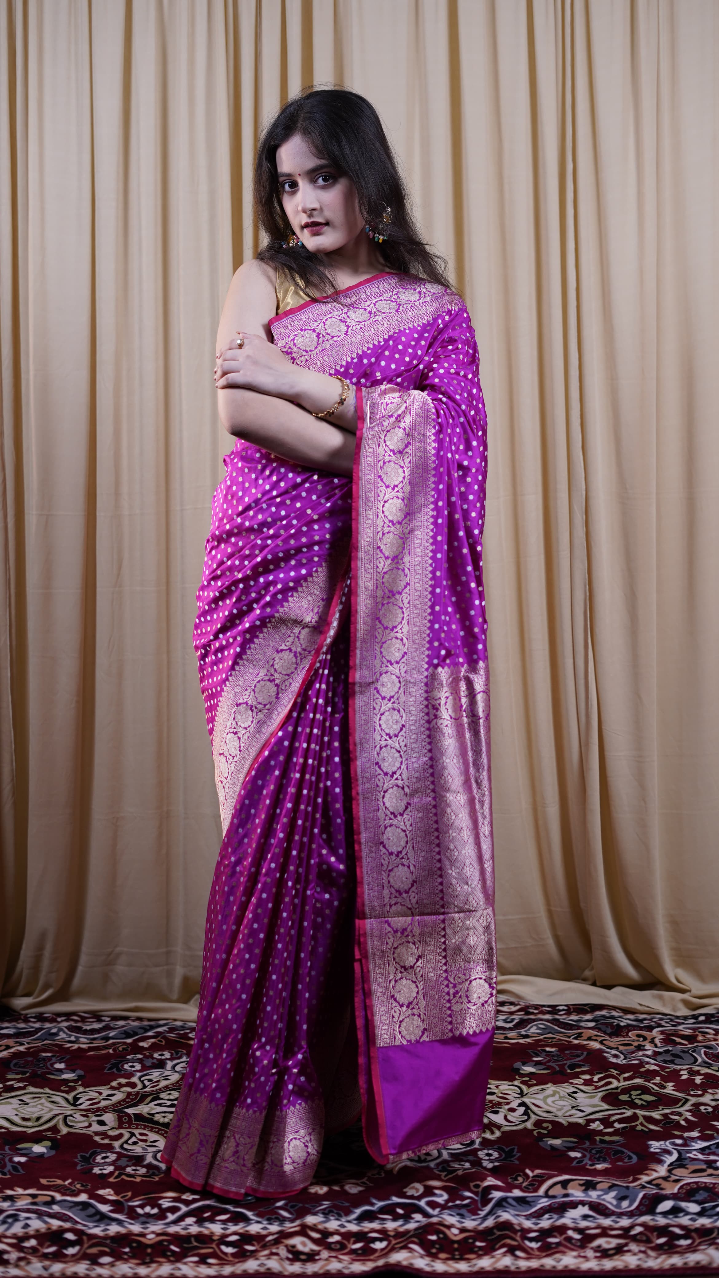 Pure Banarasi Handloom Katan Rupa Sona Patola Saree