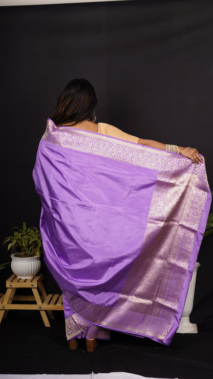 Pure Banarasi Handloom Katan Valkalam Saree