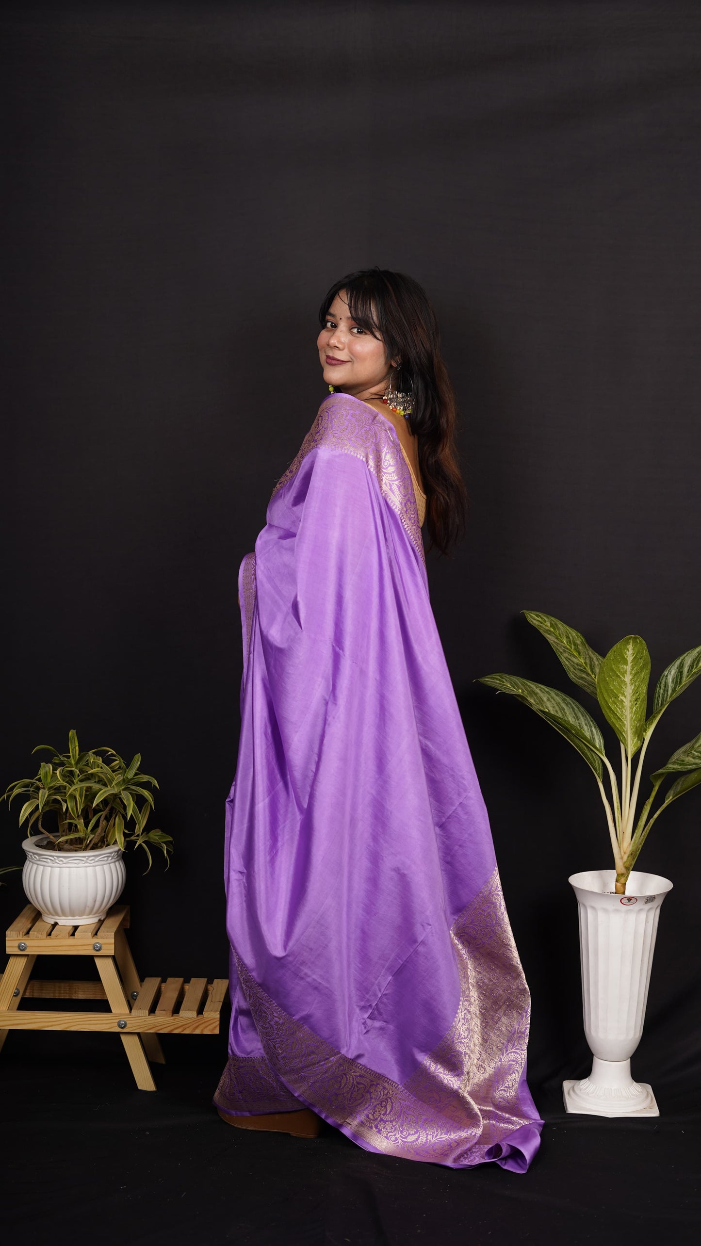 Pure Banarasi Handloom Katan Valkalam Saree