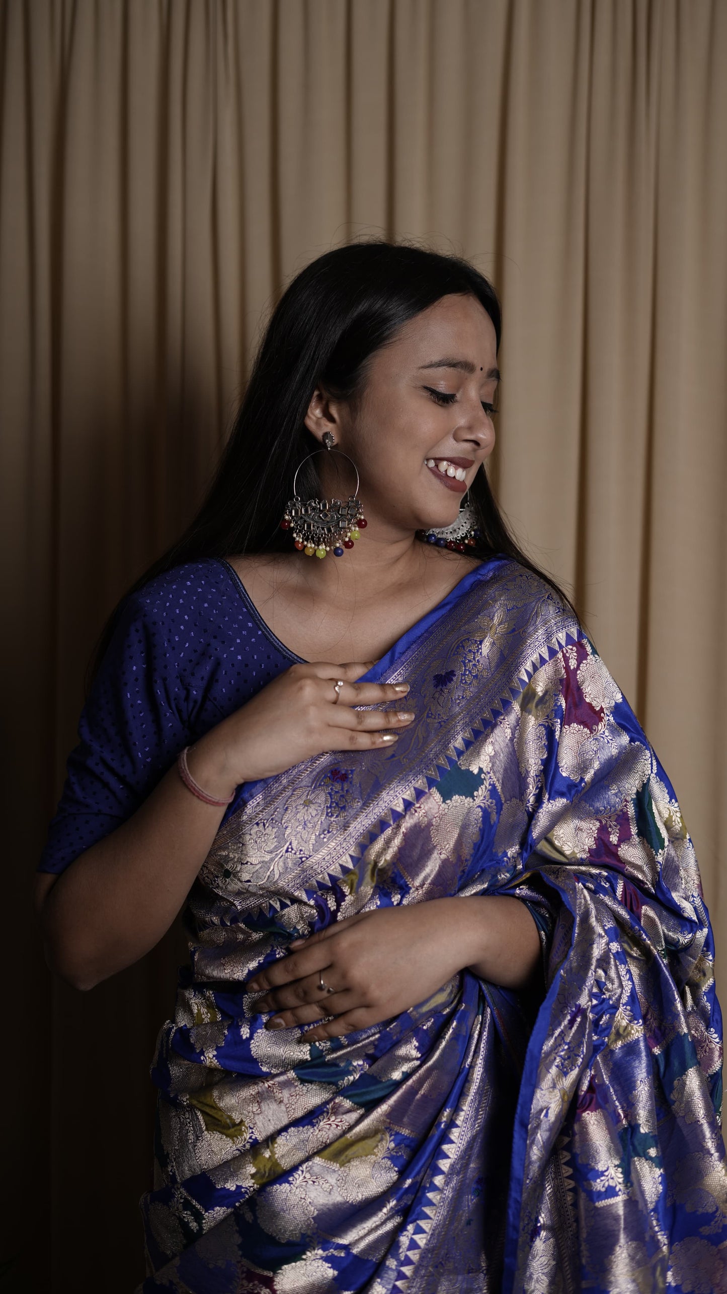Pure Banarasi Handloom Katan Silk Rangkaat Patola Saree