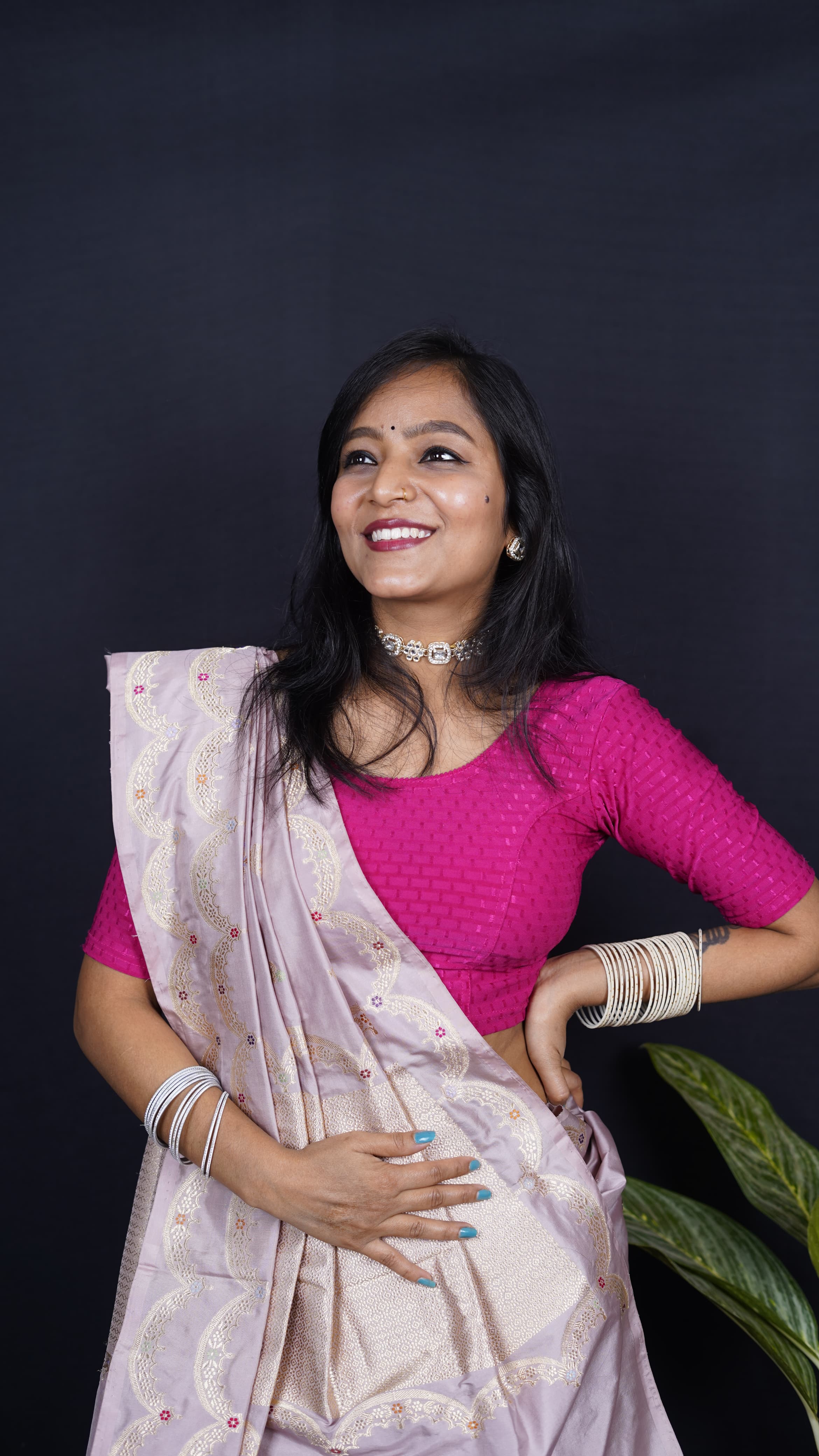 Pure Banarasi Handloom Katan Tilfi Designer Saree