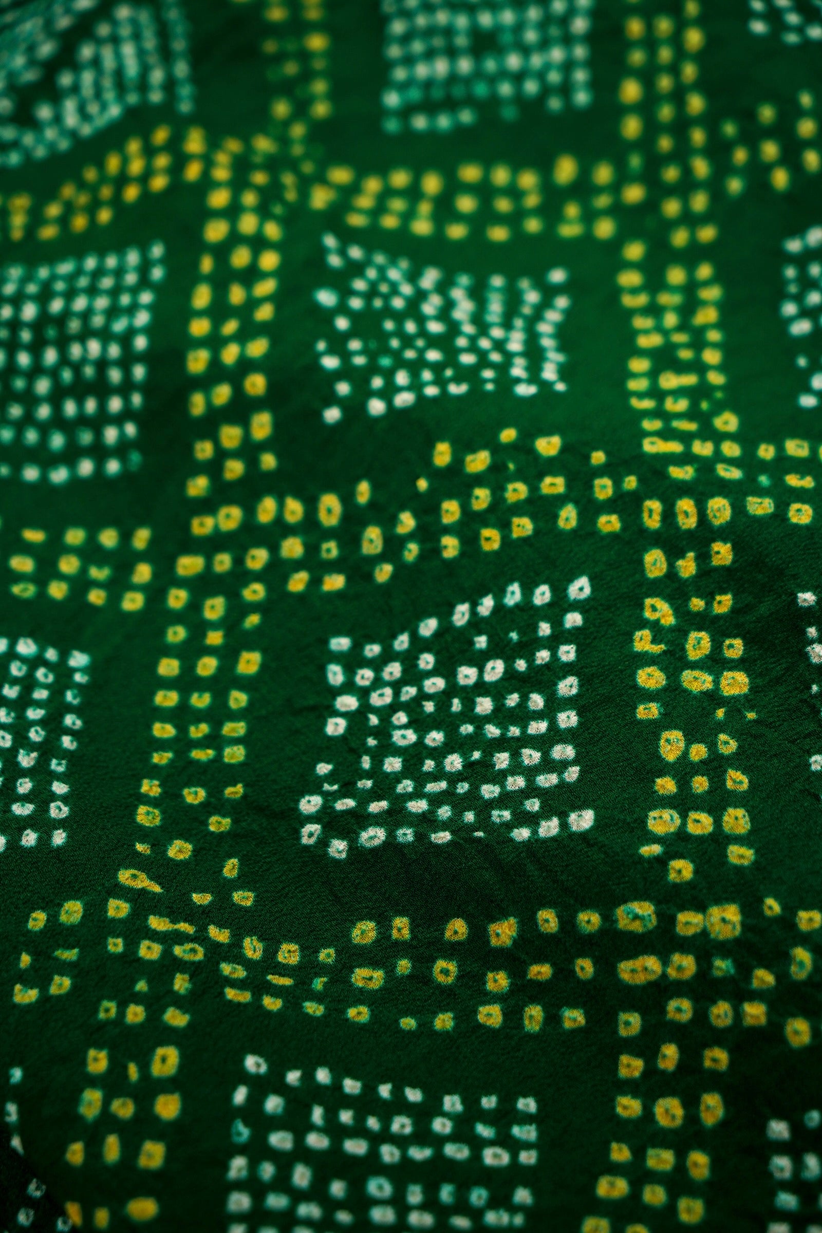 Pure Banarasi Handloom Khaddi Georgette Bandhej Saree