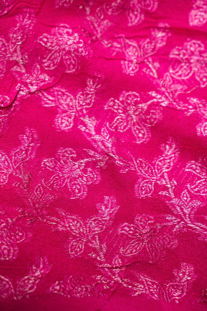 Pure Banarasi Powerloom Khaddi Georgette Chiffon Saree