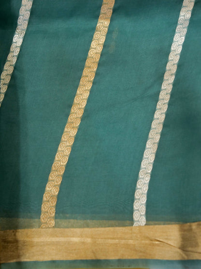 Pure Banarasi Powerloom Kora Silk Saree
