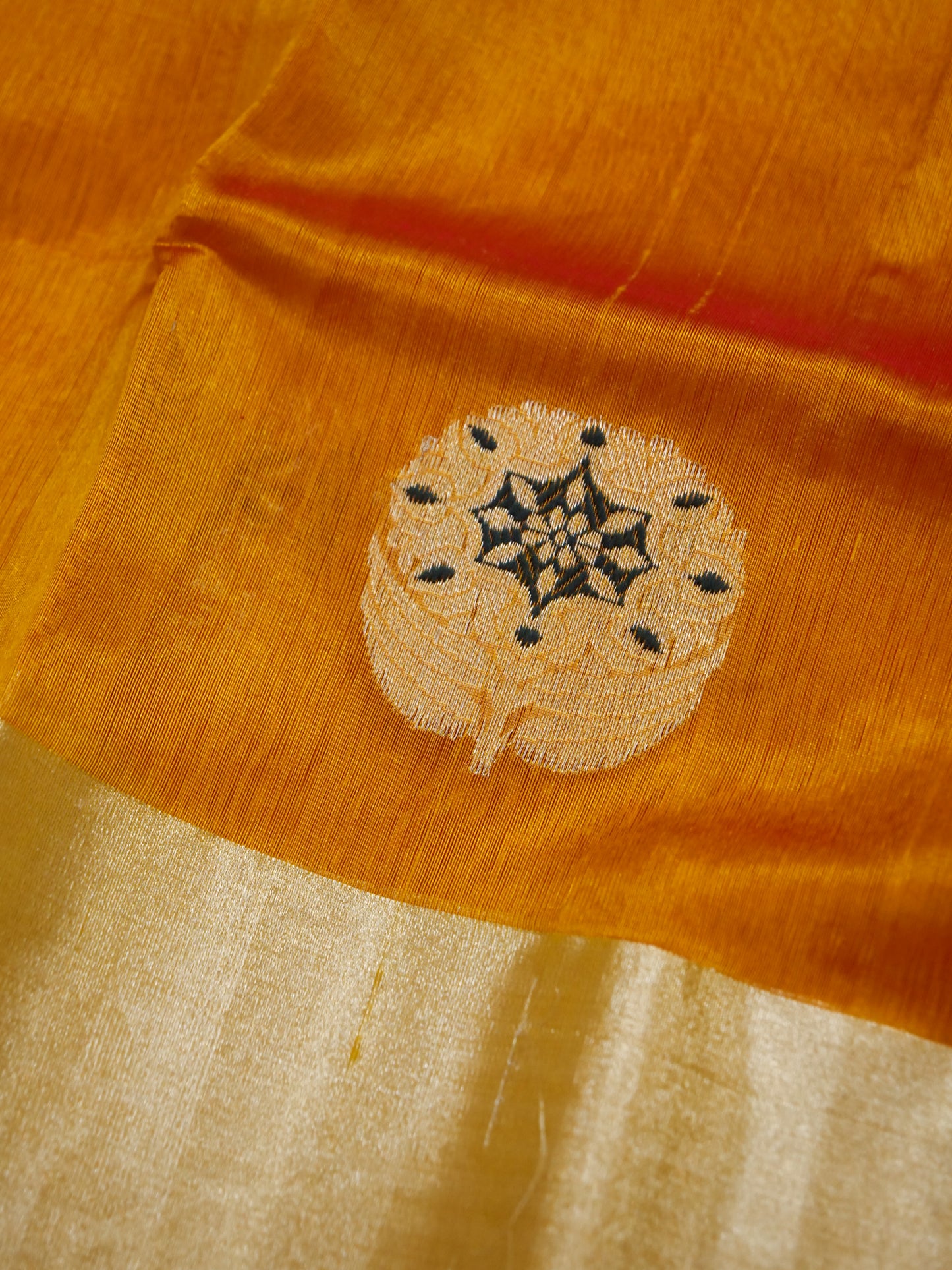 Pure Banarasi Powerloom Chanderi Silk Saree