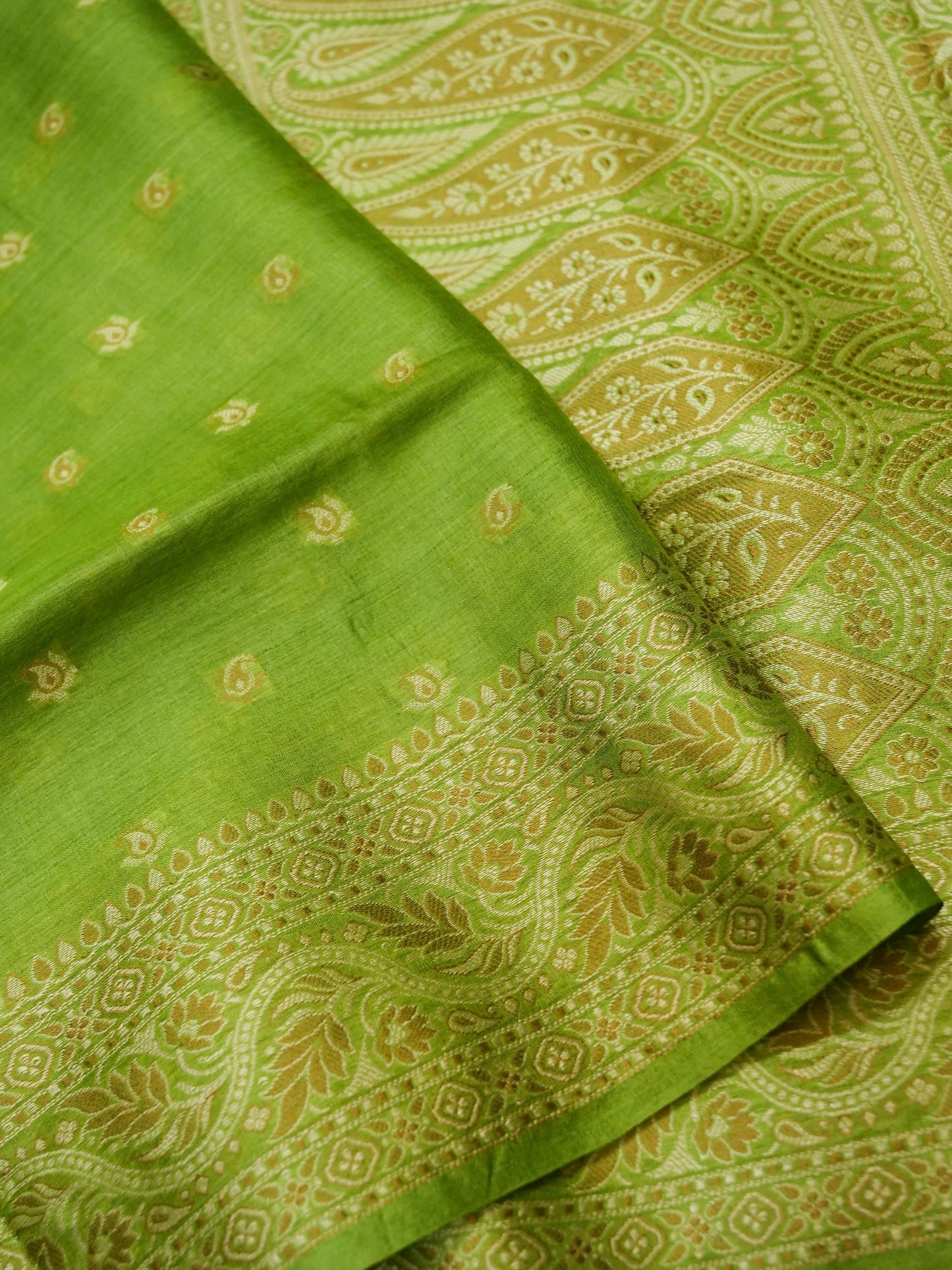 Pure Banarasi Powerloom Tussar Silk Saree