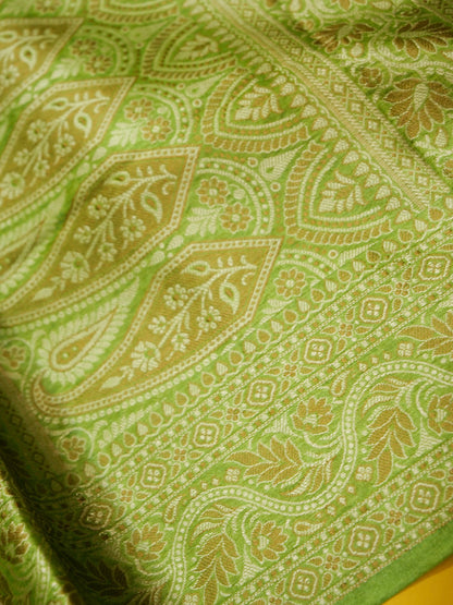 Pure Banarasi Powerloom Tussar Silk Saree