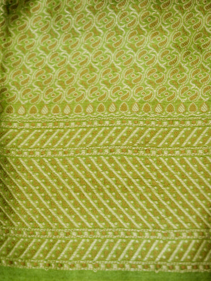 Pure Banarasi Powerloom Tussar Silk Saree