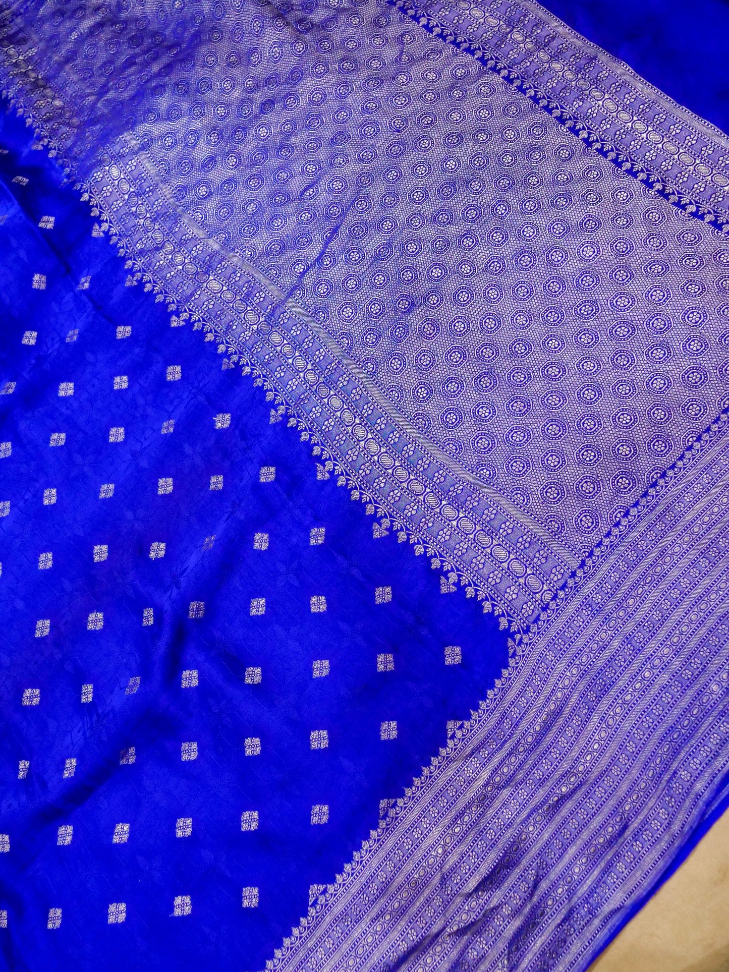 Pure Banarasi Handloom Mashru Tanchui Saree