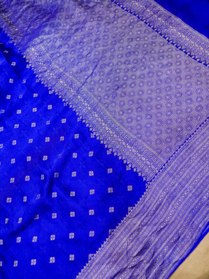 Pure Banarasi Handloom Mashru Tanchui Saree
