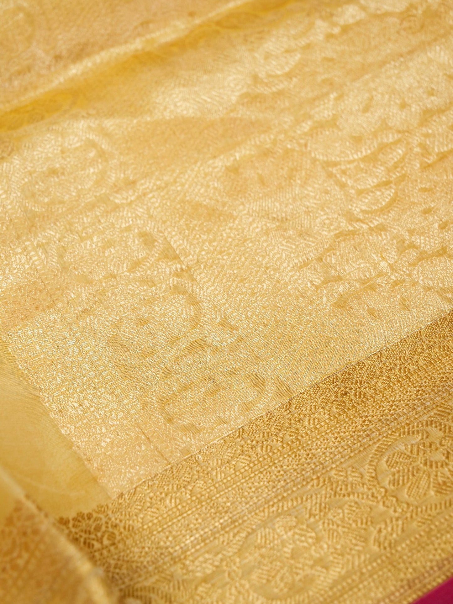 Pure Banarasi Handloom Kora Kadhwa Saree
