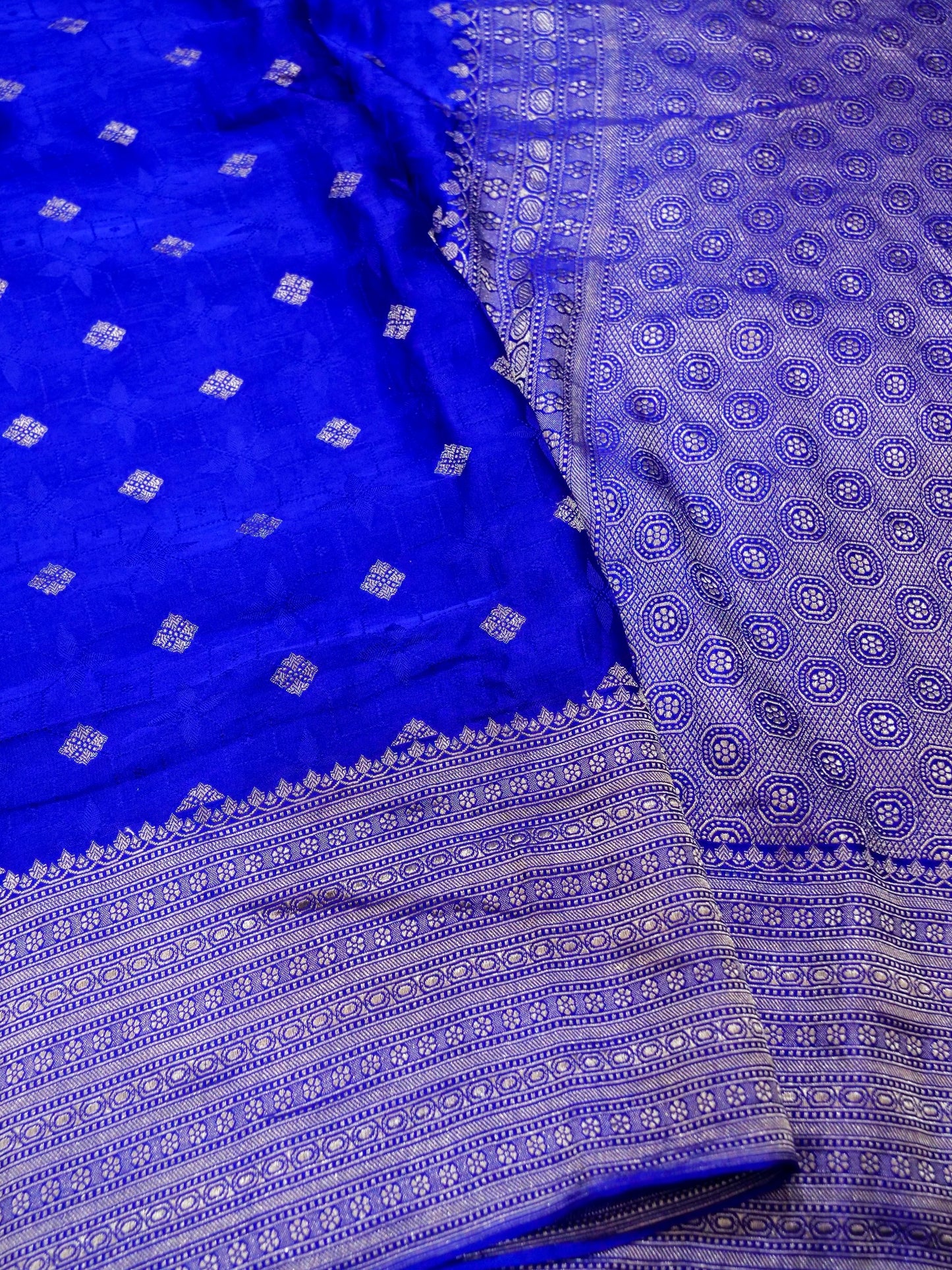 Pure Banarasi Handloom Mashru Tanchui Saree