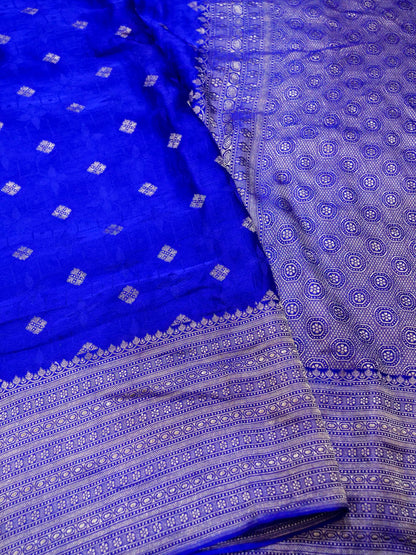 Pure Banarasi Handloom Mashru Tanchui Saree