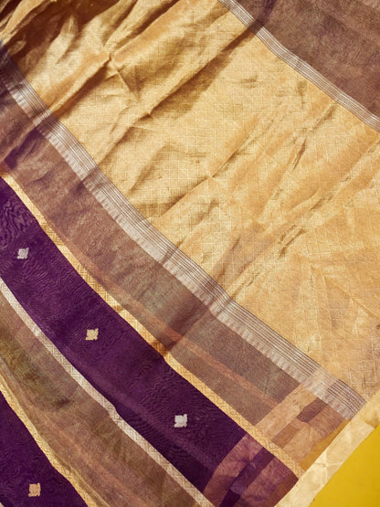 Pure Banarasi Powerloom Tissue Silk Saree