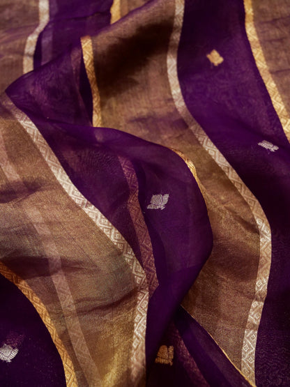 Pure Banarasi Powerloom Tissue Silk Saree