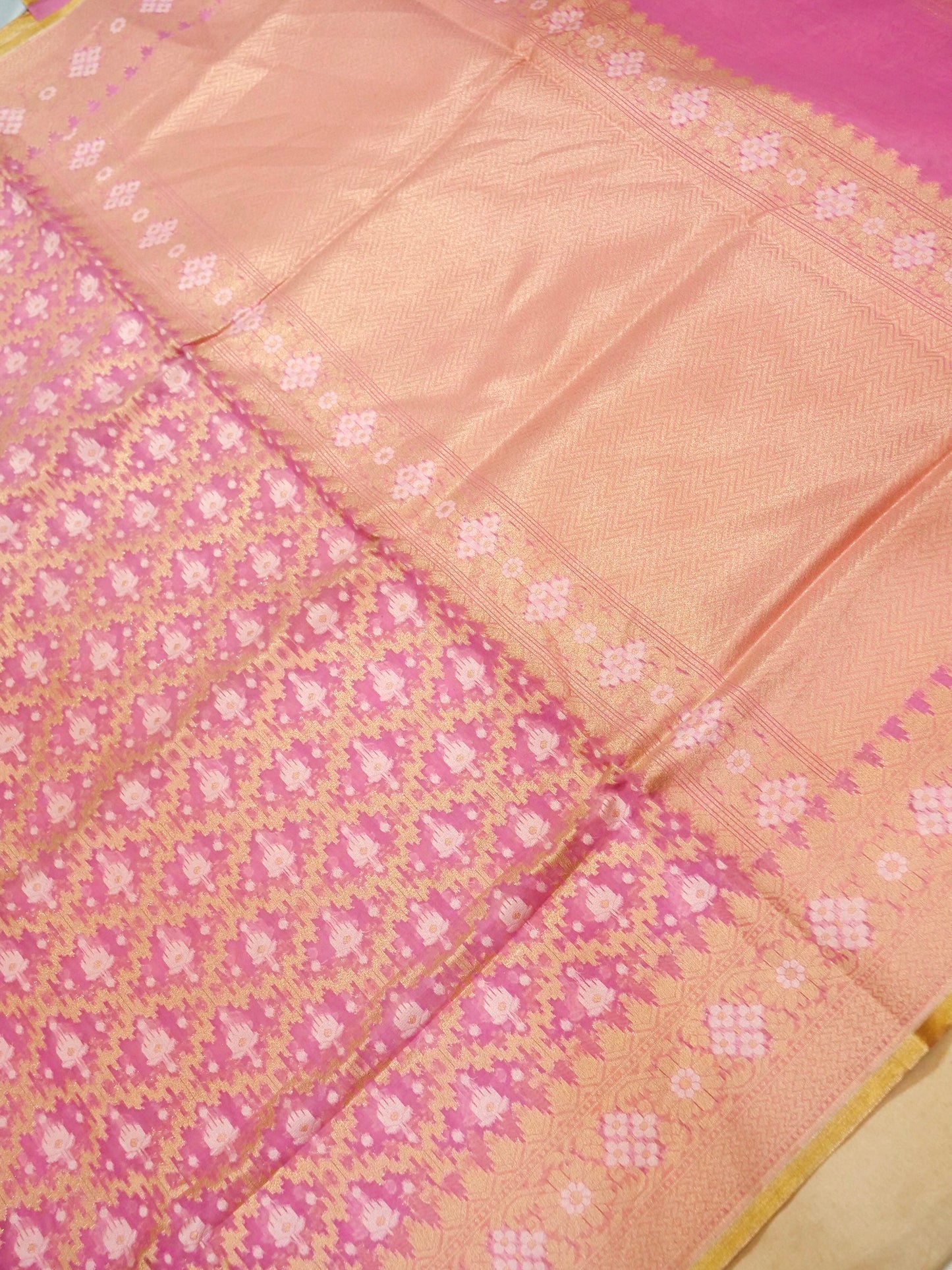 Pure Banarasi Handloom Katan Pitambari Saree