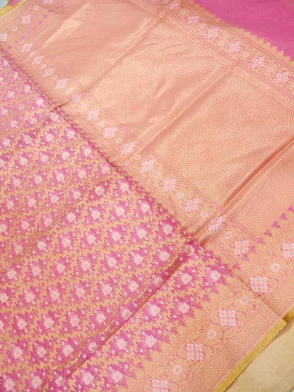 Pure Banarasi Handloom Katan Pitambari Saree