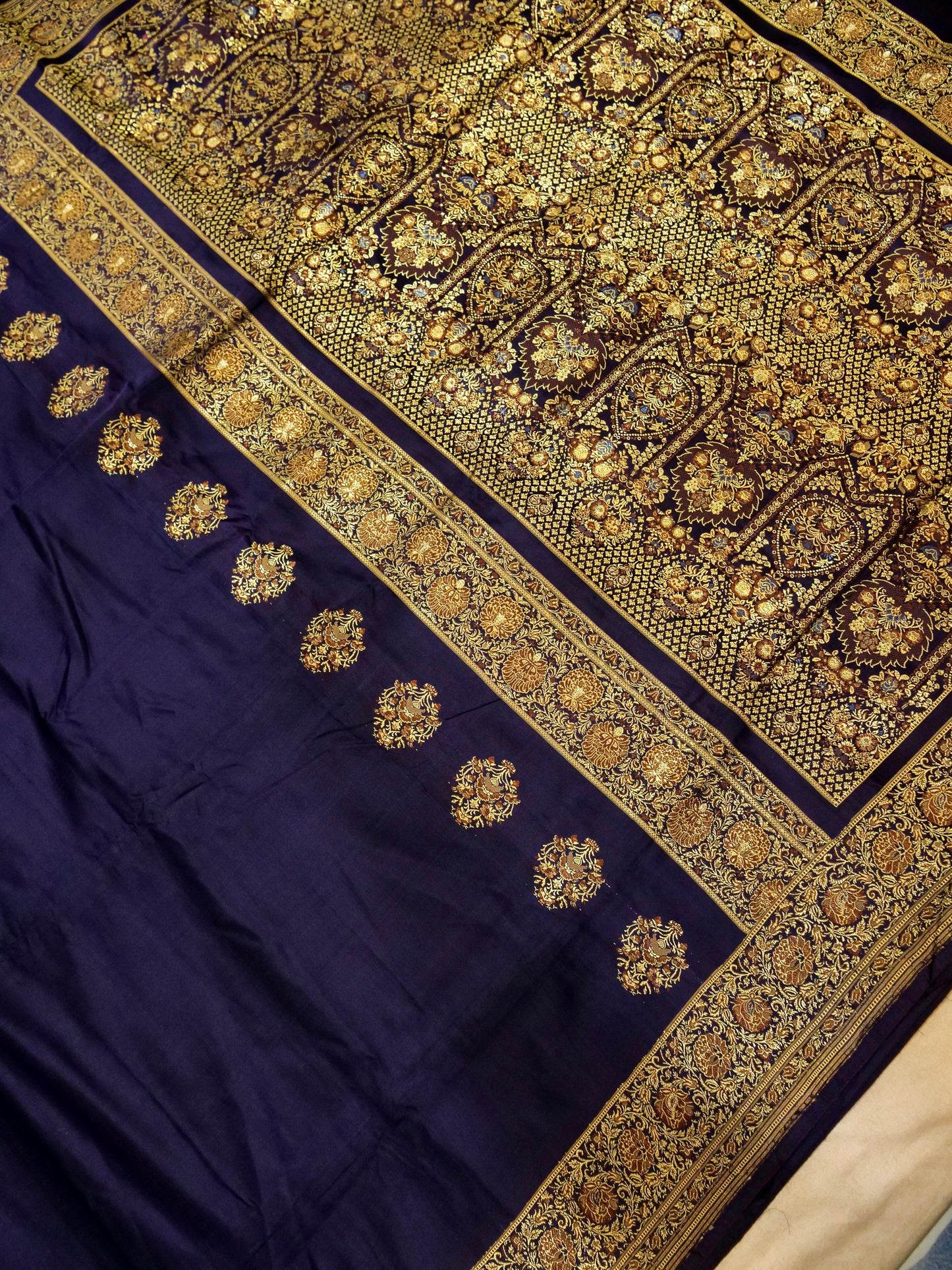Pure Banarasi Handloom Satin Valkalam Saree