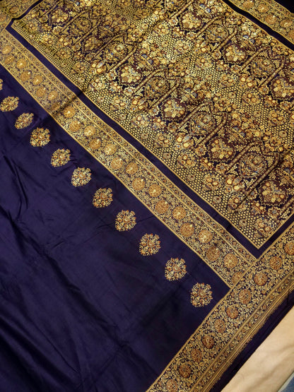 Pure Banarasi Handloom Satin Valkalam Saree