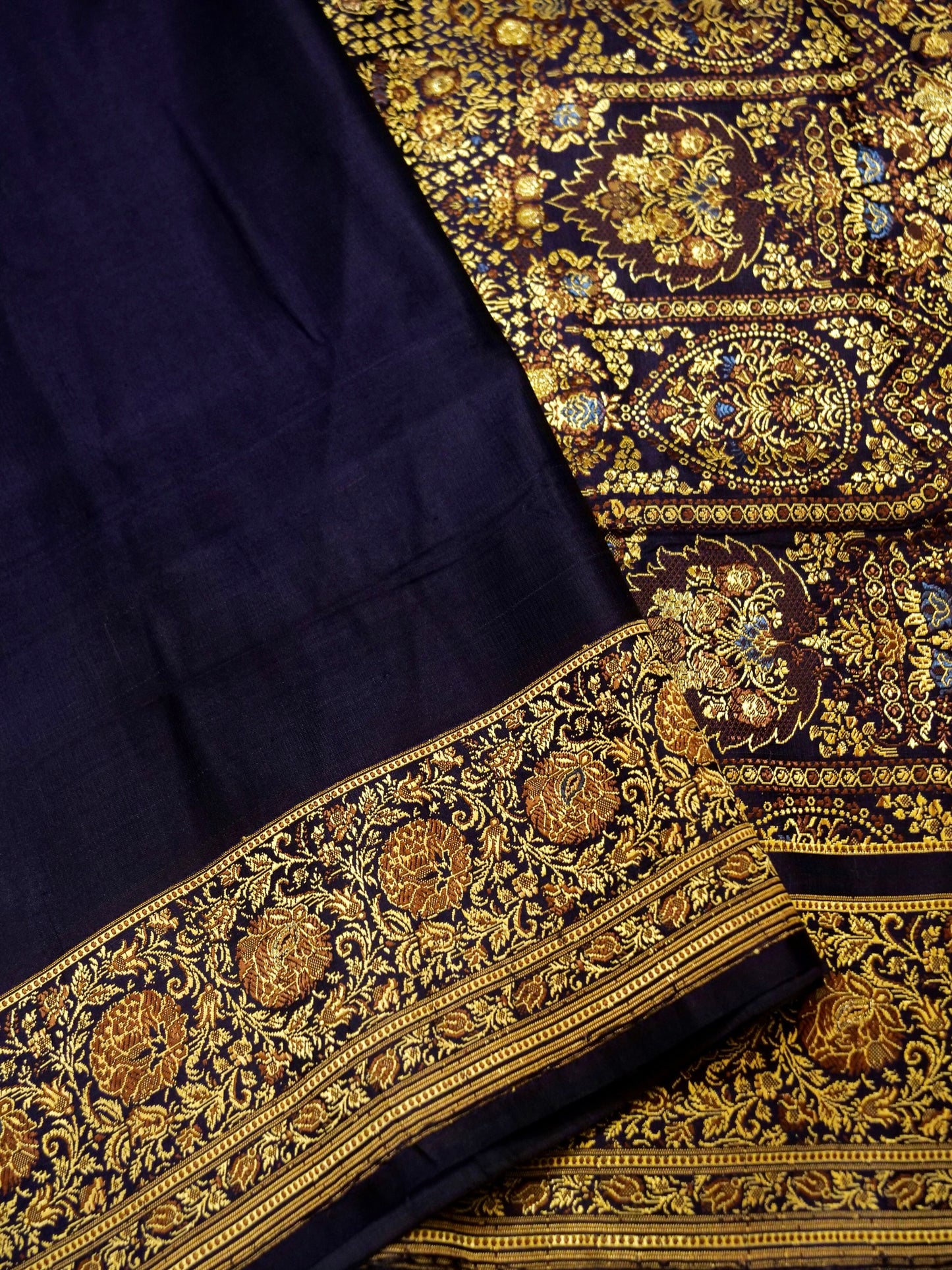 Pure Banarasi Handloom Satin Valkalam Saree
