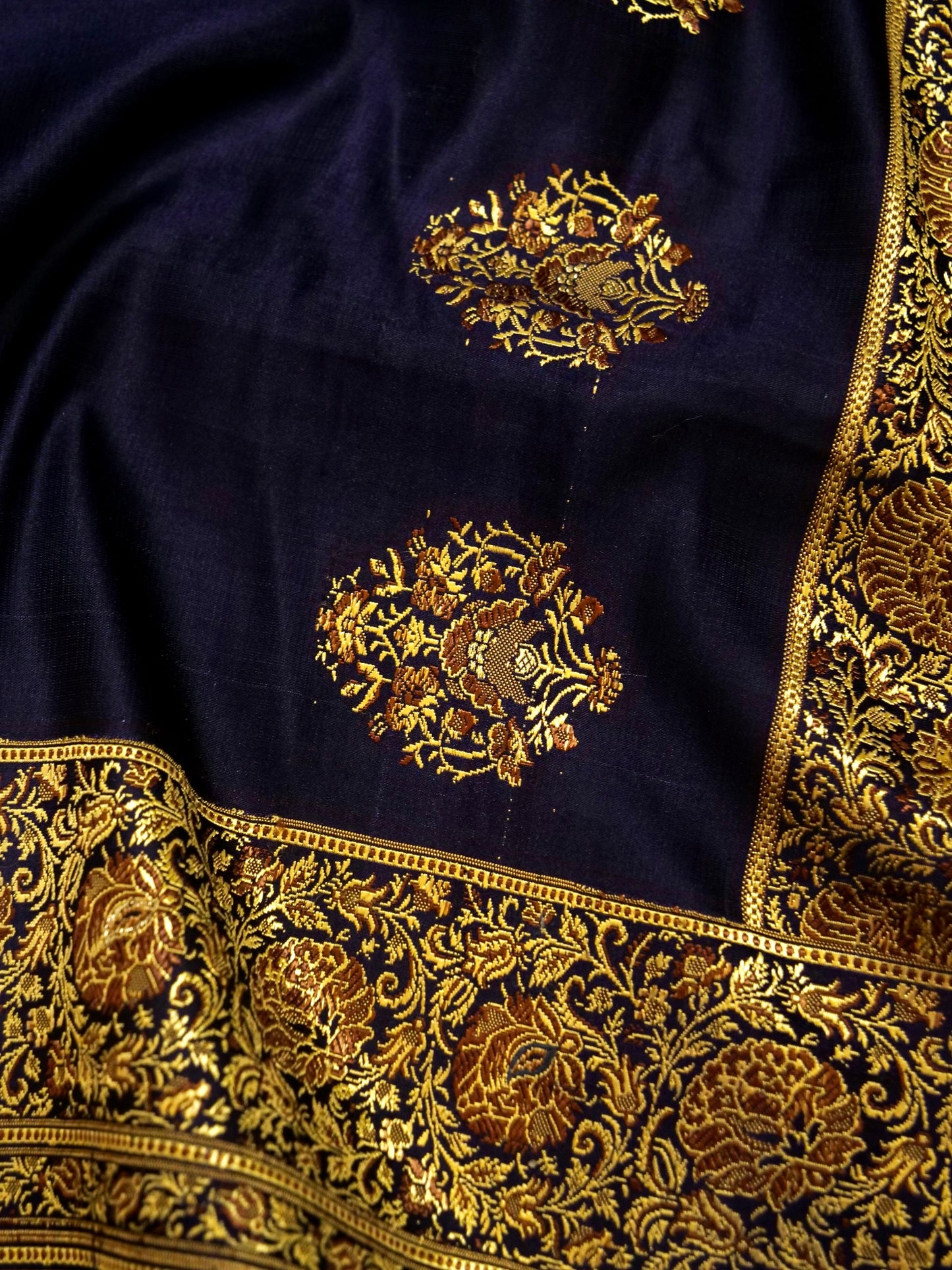 Pure Banarasi Handloom Satin Valkalam Saree