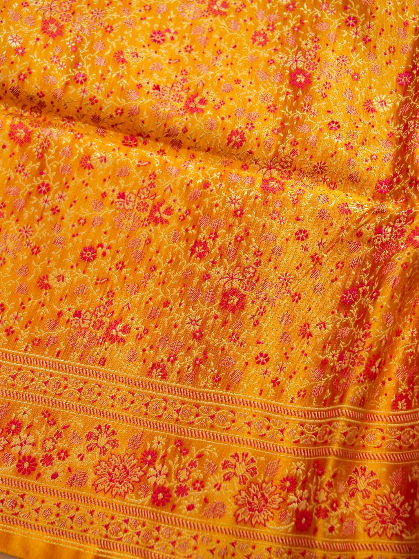 Pure Banarasi Handloom Katan Tanchui Saree