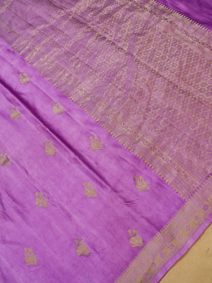 Pure Banarasi Handloom Mashru Boota Saree