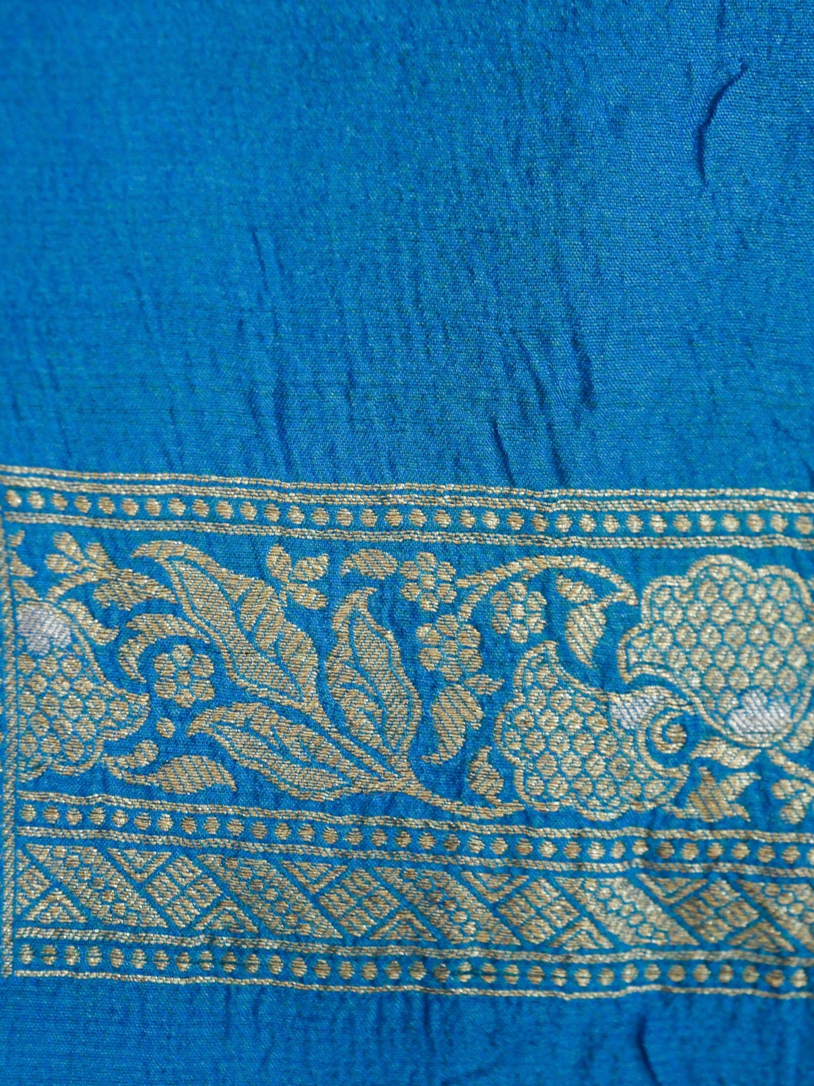 Pure Banarasi Handloom Georgette Desi Tussar Designer Boota Saree