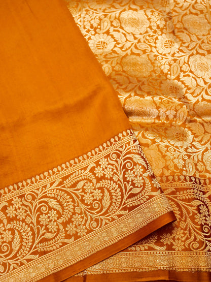 Pure Banarasi Handloom Katan Valkalam Saree