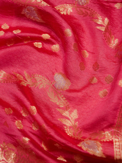 Pure Banarasi Powerloom Chiniya Silk Saree