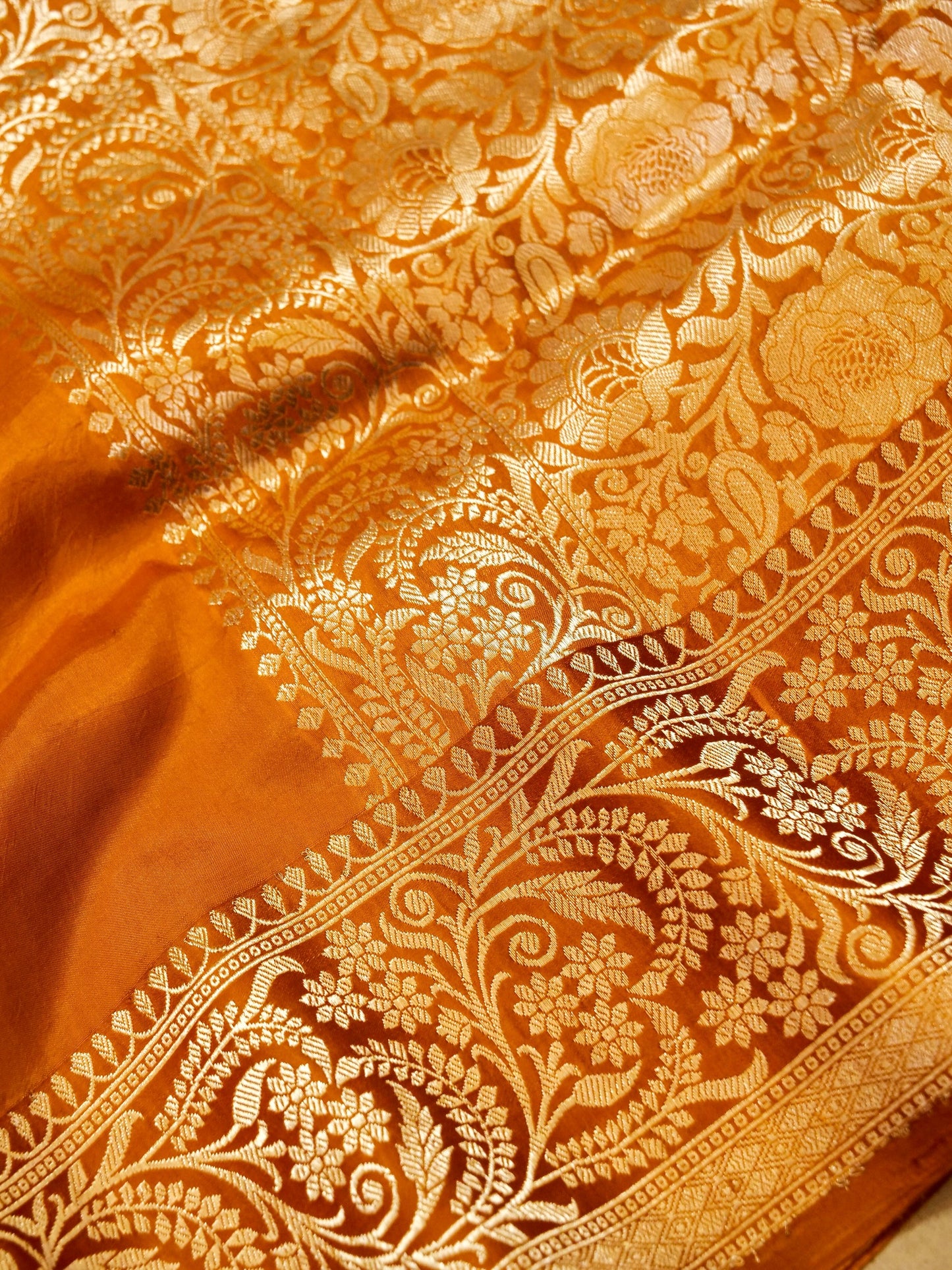 Pure Banarasi Handloom Katan Valkalam Saree
