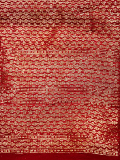 Pure Banarasi Powerloom Chiniya Silk Saree