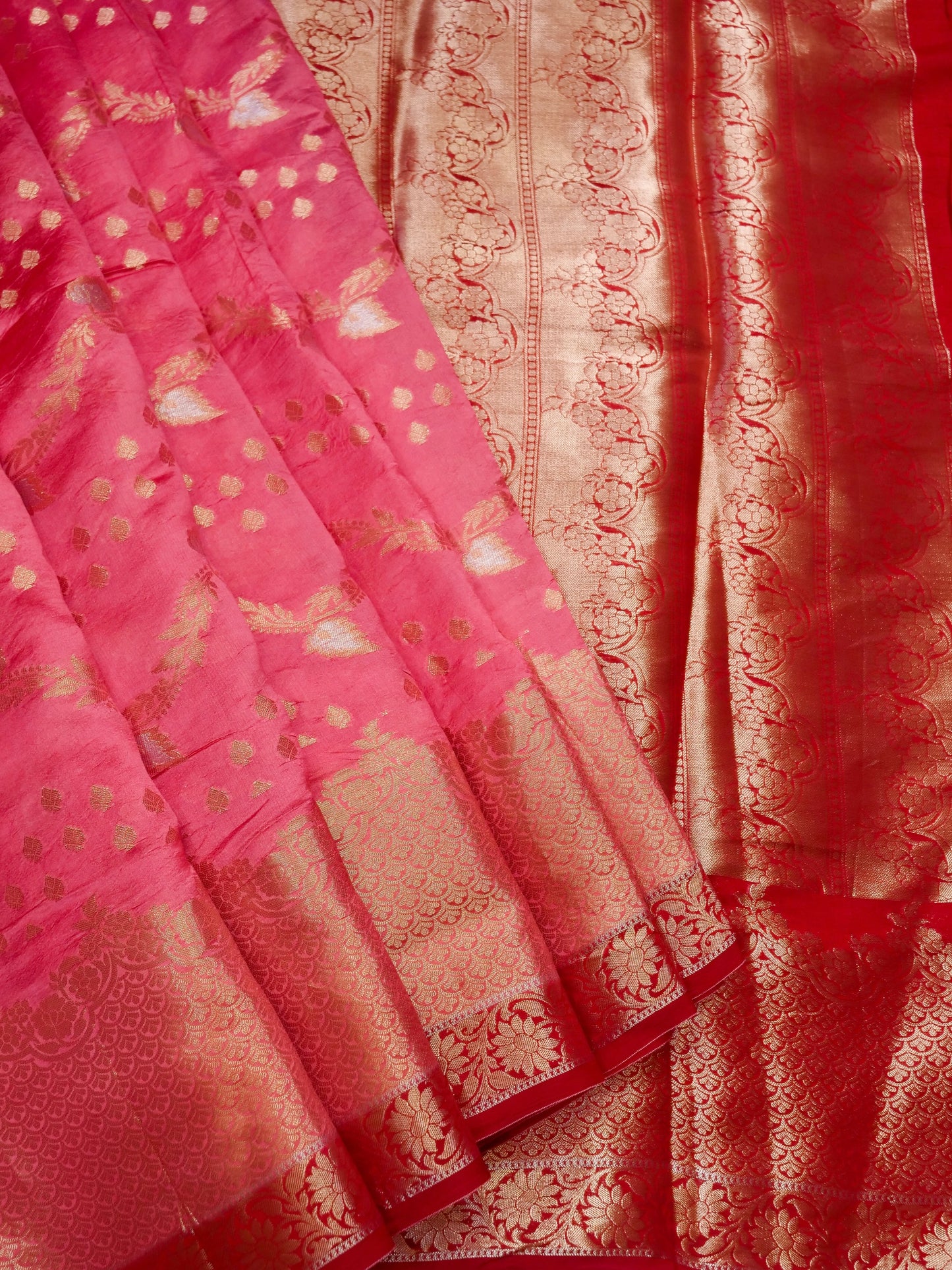 Pure Banarasi Powerloom Chiniya Silk Saree