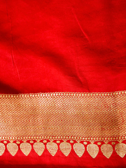 Pure Banarasi Handloom Mashru Kadhwa Saree
