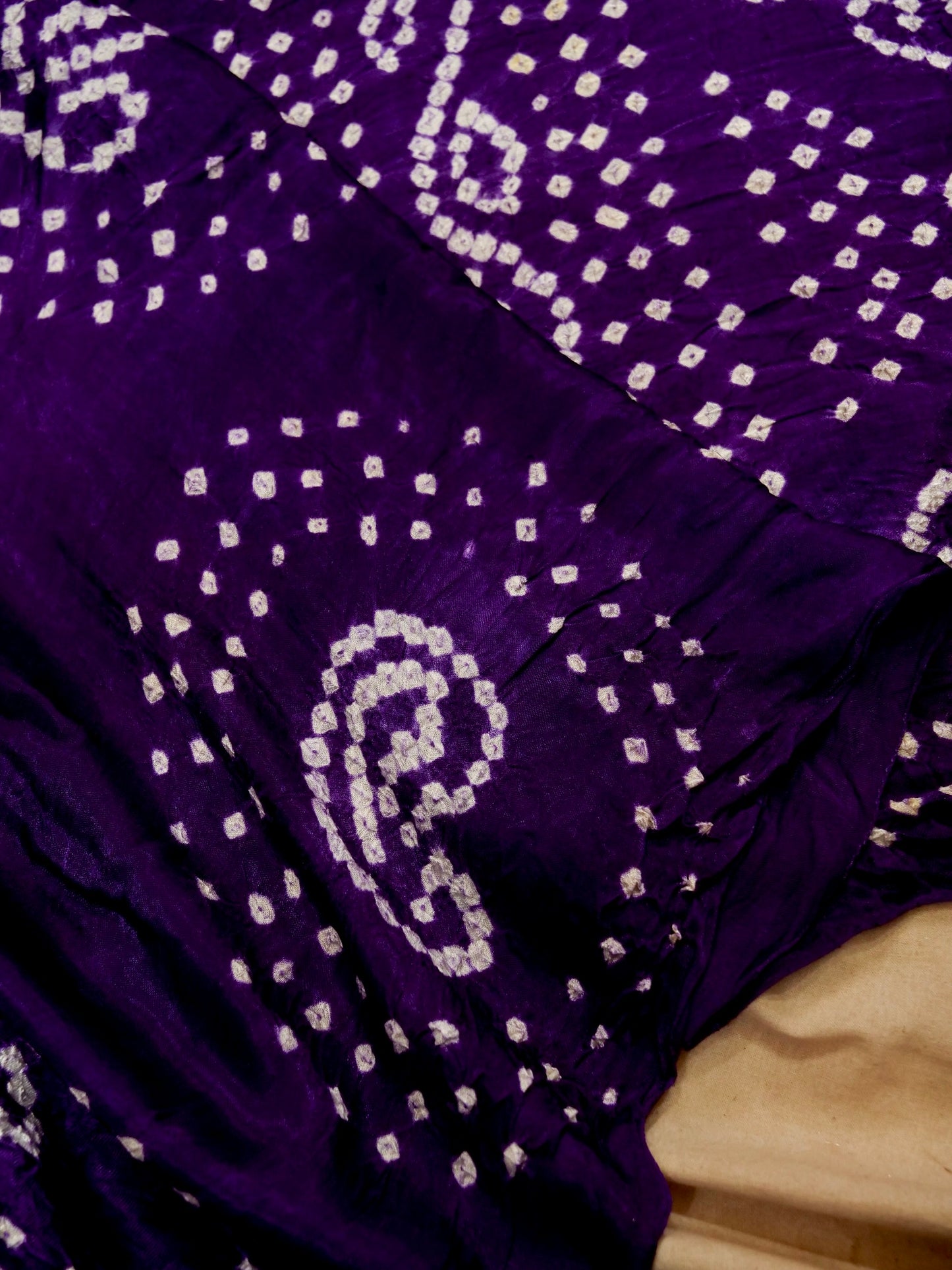 Pure Banarasi Handloom Gaji Silk Bandhani Saree