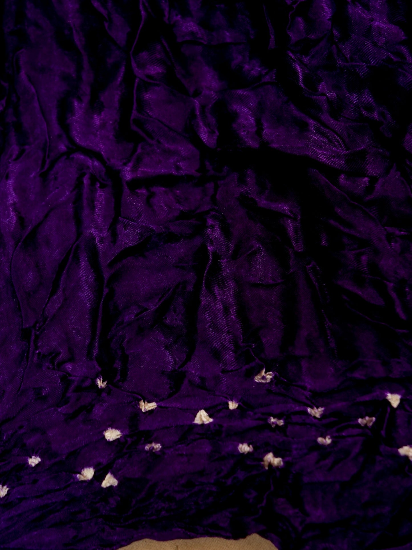 Pure Banarasi Handloom Gaji Silk Bandhani Saree